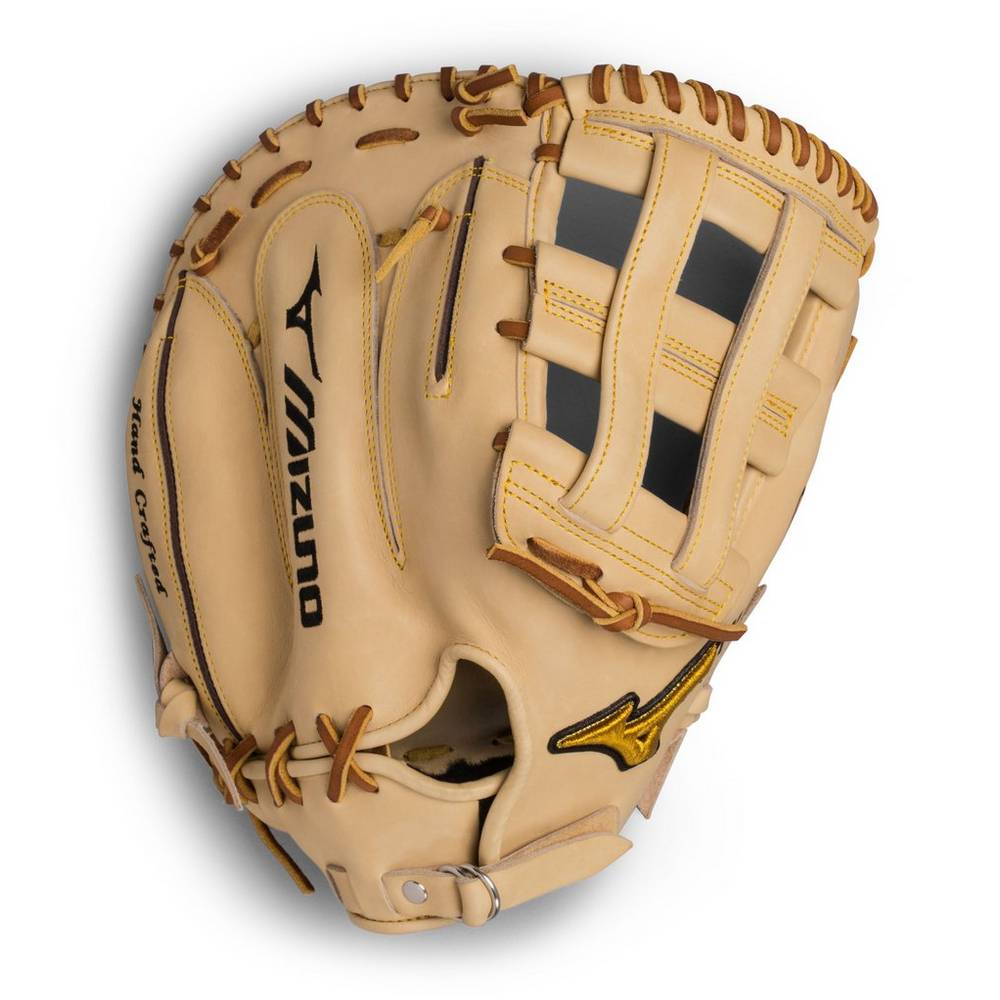 Mens Mizuno Pro First Base 13" Baseball Catchers Mitt Brown Philippines (LKMAUB415)